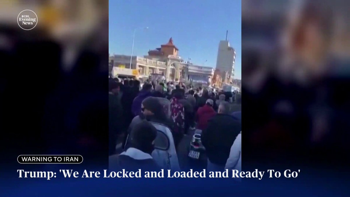 President Trump warned Friday that if Iran "violently kills peaceful protesters, which is their custom, the United States of America will come to their rescue." Trump's warning came hours after reports that at least six people were killed amid nearly a week of escalating protests in Iran.