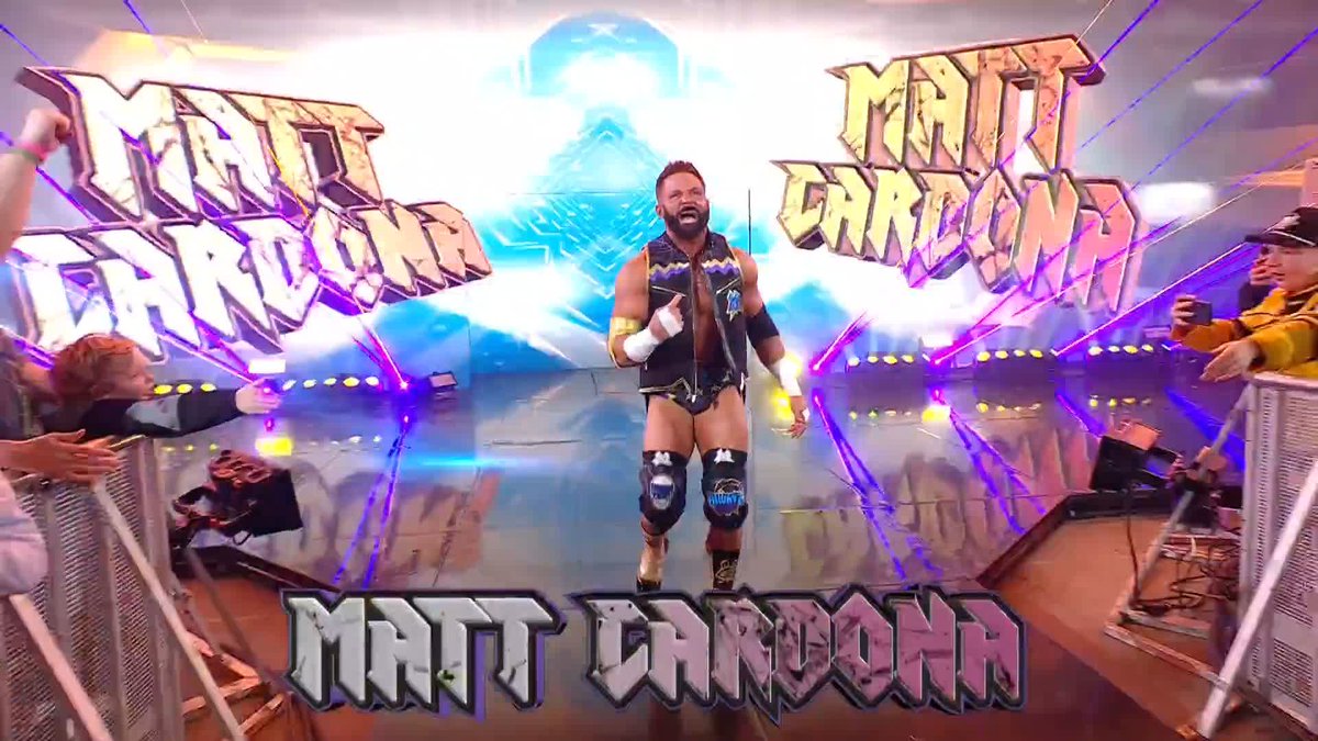 MATT CARDONA IS HERE 🤩 Zack Ryder is so last year 😜