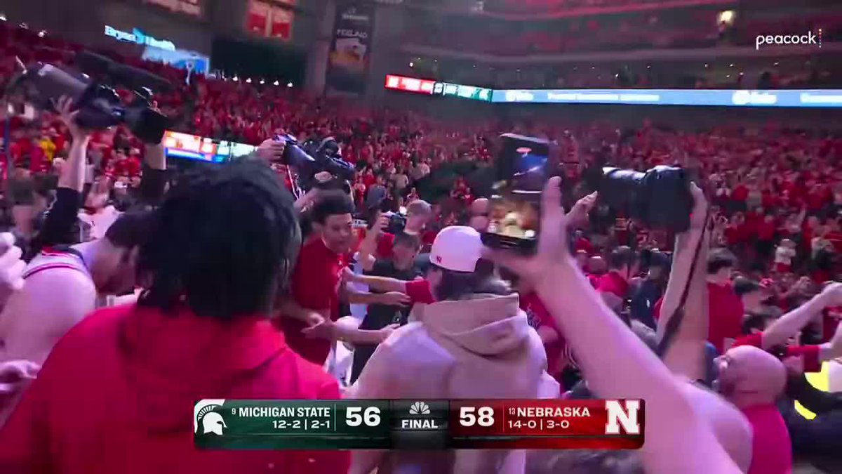 NEBRASKA TAKES DOWN MICHIGAN STATE 💥
