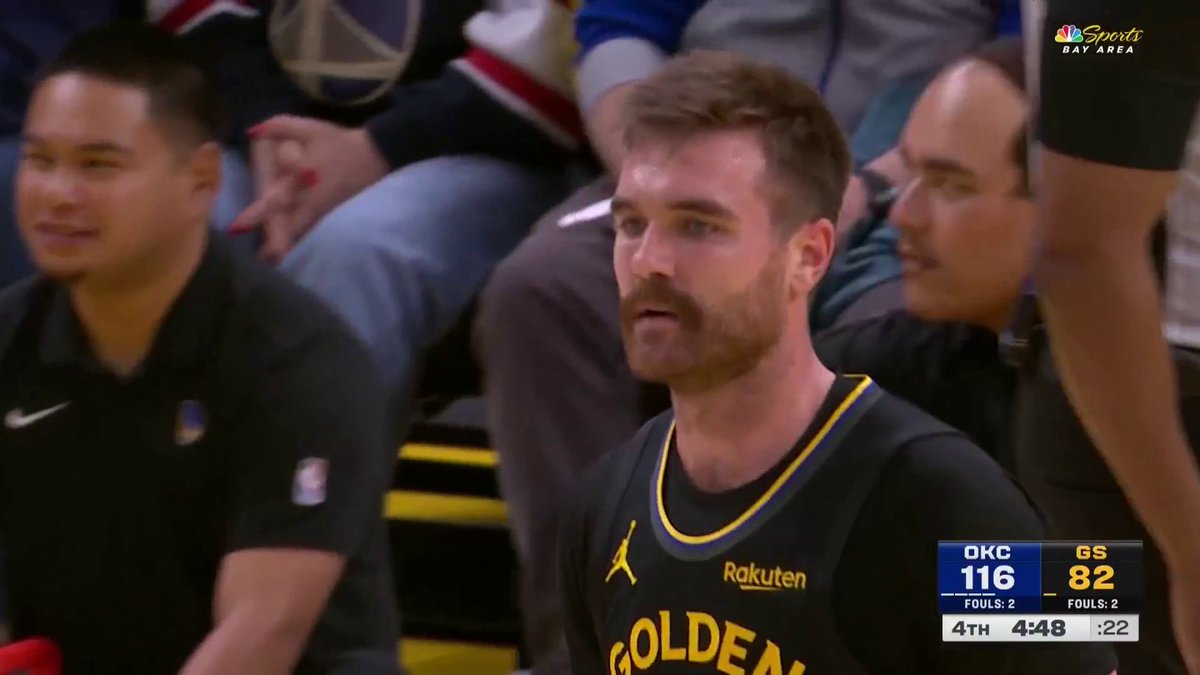 Pat Spencer hits a HUGE three to cut the lead down to 34 😤