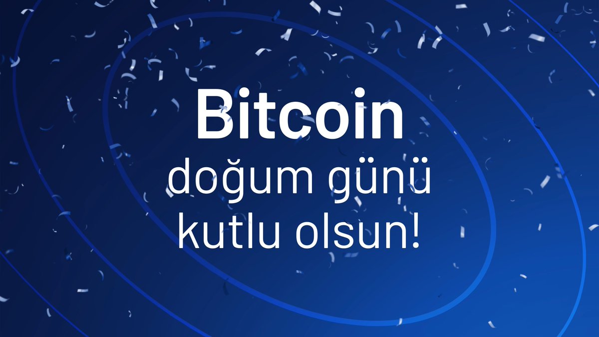 İyi ki doğdun Bitcoin! 🎉 2009’da Genesis Block ile başlayan bu hikâye bugün 17. yılını kutluyor.