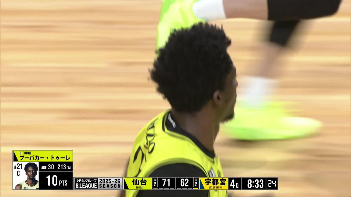 破壊力抜群の豪快ダンク💥💥 11-0のランで逆転した仙台がさらに突き放す！ booballer 仙台89ERS 📡バスケットLIVEで生配信中 #Bリーグ #りそなグループ