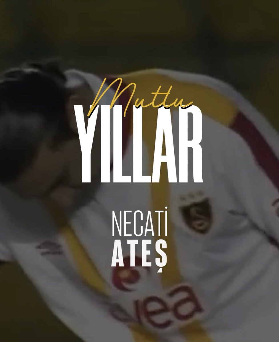 Bugün, kulübümüze futbolcu ve yardımcı antrenör olarak hizmet etmiş Necati Ateş’in doğum günü! 🎂 İyi ki doğdun Necati Ateş! 💛❤️