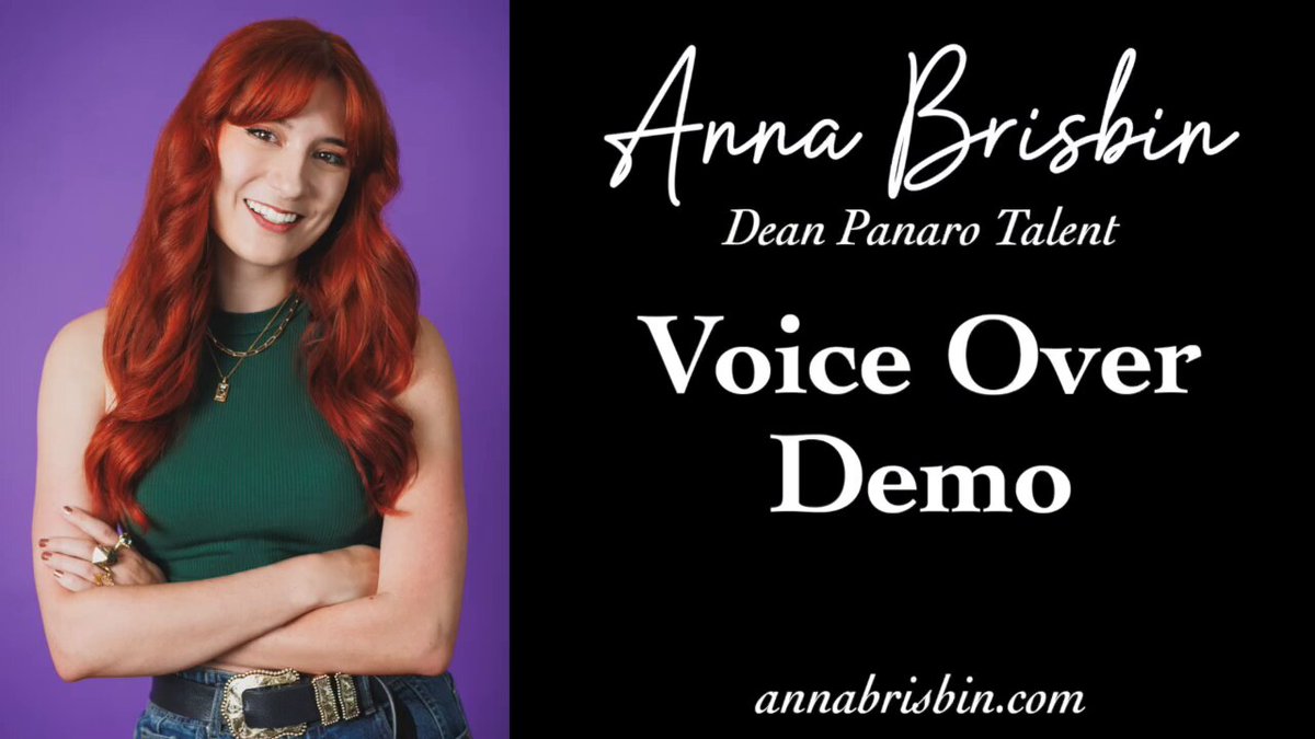 new year, new voice over demo! 🥰🎙️ more available at: