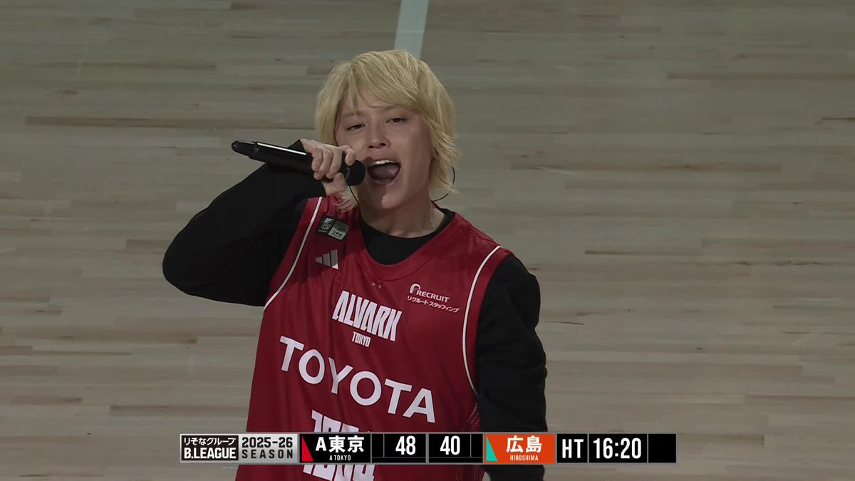 4年連続で会場を盛り上げる🔥 アルバルク東京のハーフタイムショーは #手越祐也 さん🕺 手越祐也🫡🖐️💋 アルバルク東京【ALVARK TOKYO】 #Bリーグ #りそなグループ