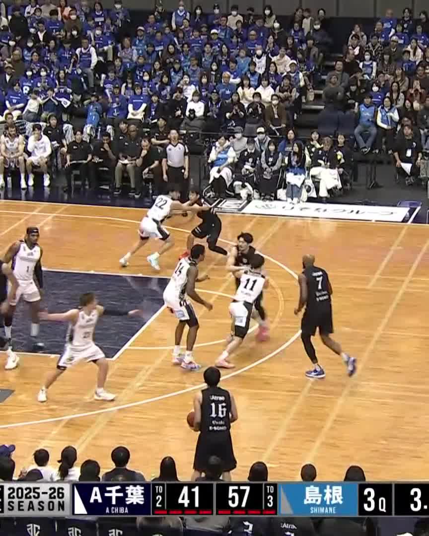🫣🫣🫣 #ジェームズ・マイケル・マカドゥ 📡見逃し配信はこちらから🏀 #島根スサノオマジック