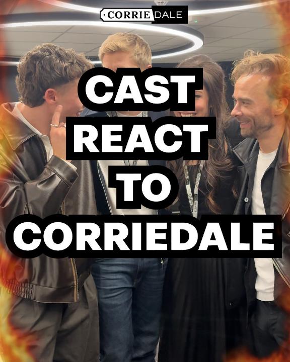 Fresh out of the Corriedale premiere, it's safe to say these guys were impressed!💥 Watch Corriedale, the ultimate soap crossover, Monday 5th Jan on ITV1 and ITVX at 8pm 🍿 #Corrie #Emmerdale #Corriedale ITV ITVX