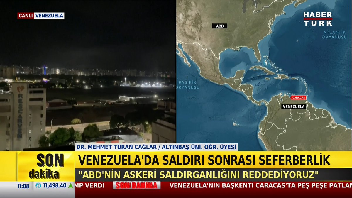 Venezuela Devlet Başkanı Nicolas Maduro seferberlik ilan etti. Venezuela: ABD birçok eyalette sivil, askeri tesise saldırdı. Dr. turancaglar #BurasıHaftasonu'nda anlattı.