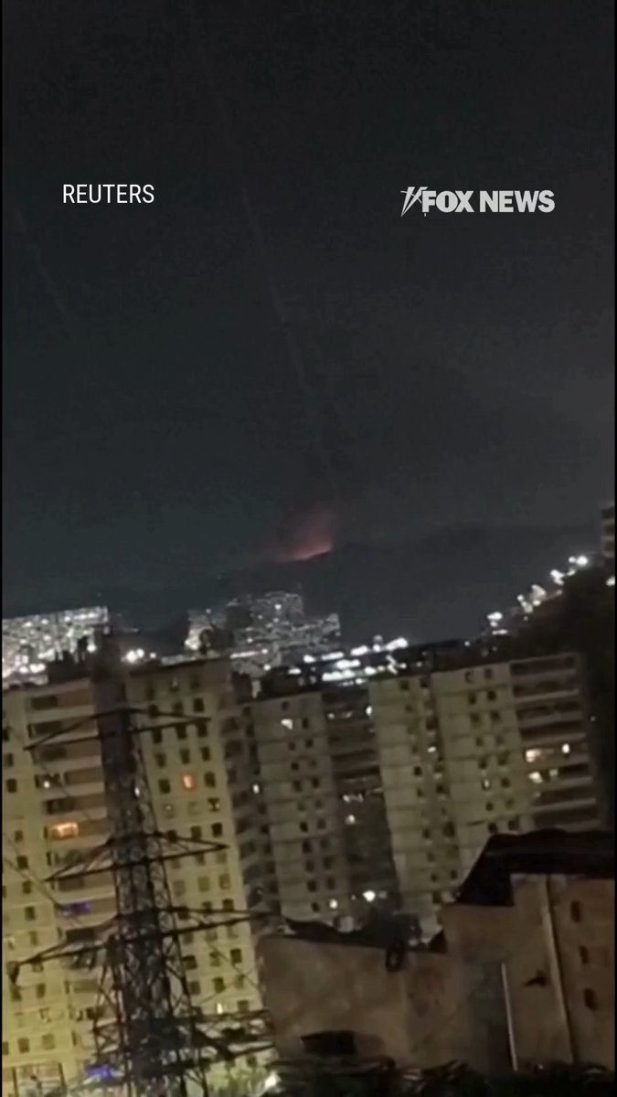 DEVELOPING: Multiple explosions light up the night sky of Caracas, Venezuela. U.S. officials tell FOX News the U.S. military has attacked Venezuela.