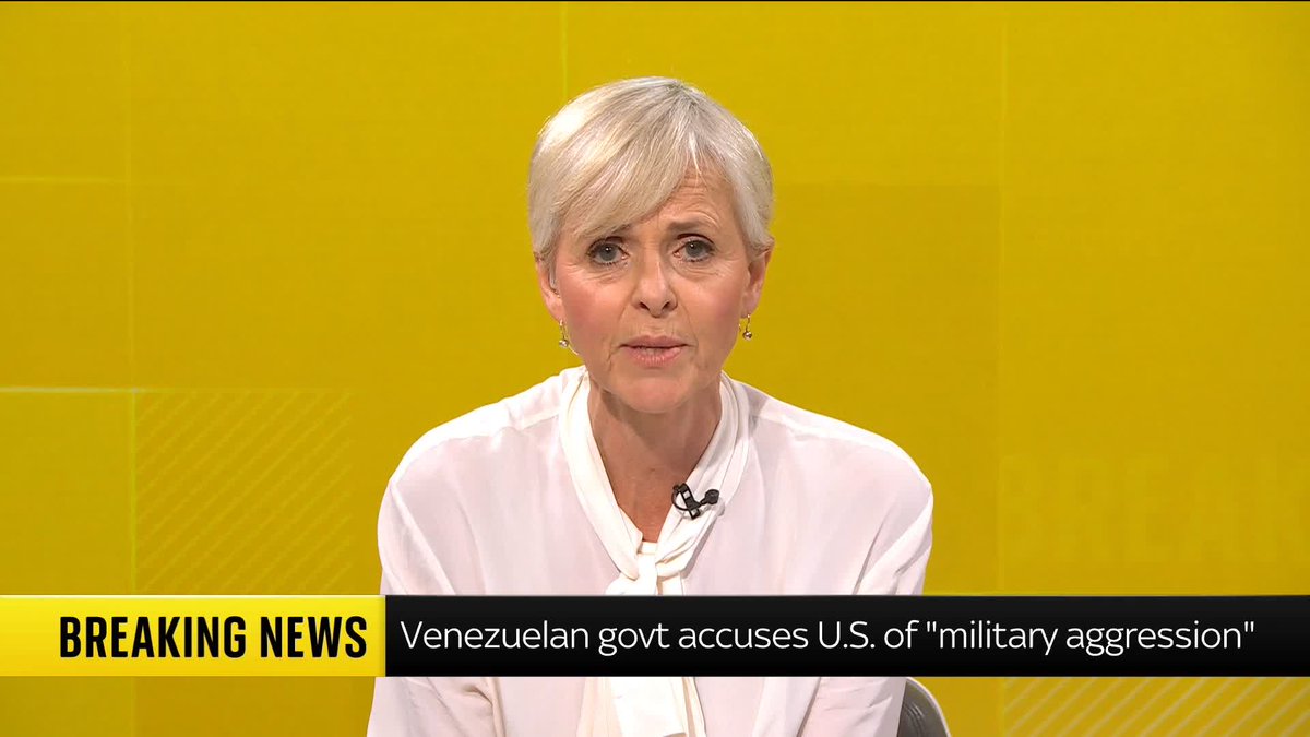 The Venezuelan government has declared a national emergency and accused the US of trying to "seize Venezuela's strategic resources" after explosions were heard across Caracas. Sky's Stuart Ramsay has the latest ⬇️ Follow live🔗