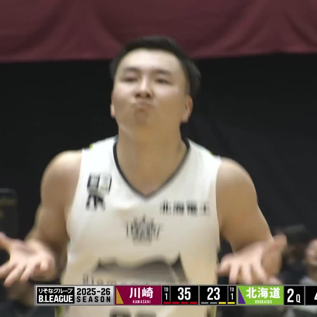 なぜこれが入る...🤦‍♂️🤷‍♂️ 富永 啓生/ keisei tominaga レバンガ北海道 #Bリーグ #りそなグループ
