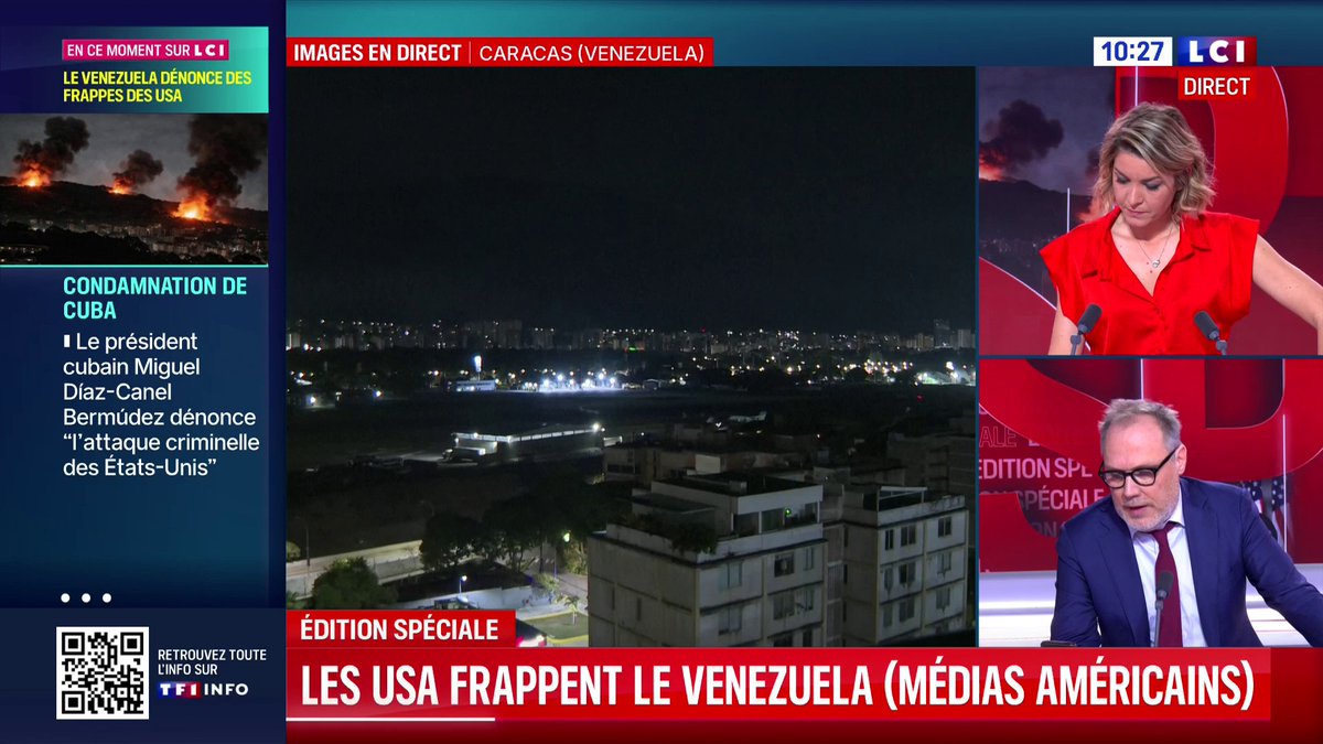 🔴 Donald Trump dit que Nicolás Maduro a été "capturé et exfiltré" du Venezuela ▶️ Le point sur la situation avec Grégory Philipps 📺 Notre édition spéciale sur LCI avec Anne-Chloé BOTTET