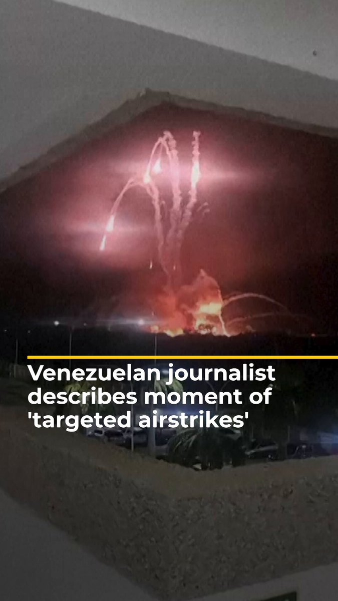 A journalist in Venezuela described explosions and aircraft overhead during what she says were 'targeted airstrikes' on military sites in Caracas, leaving residents on high alert. Venezuela’s government has accused the US of attacking multiple states in the country.