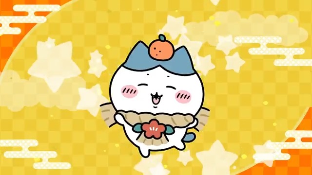 ╭━━━━━━━━━╮ 🎍新春衣装🎍 ハチワレ ╰━━━━━━━━━╯ ハチワレの新春衣装をご紹介✨ イベントを進めた方全員がゲットできる！ 一緒に討伐に出かけよう🌟 #ちいぽけ #ちいかわぽけっと #新春ちいぽけ