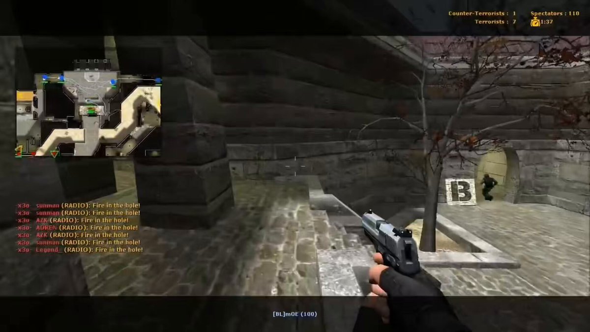 m0E rages at his teammates mid game (2009)