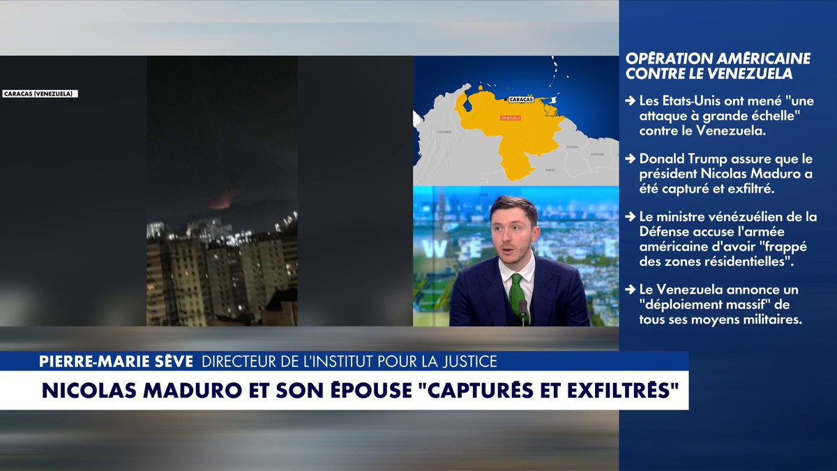 Pierre-Marie Sève réagit à la capture et l’exfiltration de Nicolas Maduro et son épouse : «Le Venezuela est un État profondément corrompu», dans #MidiNewsWE