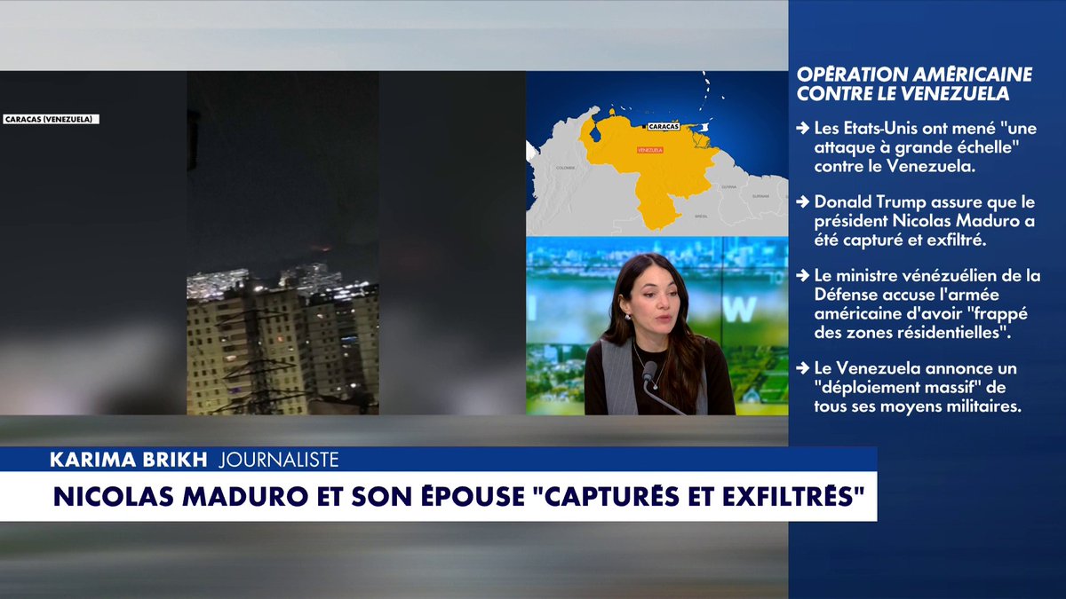Venezuela : «Une grande partie de la population ne soutient pas le président Nicolás Maduro», assure Karima Brikh, dans #MidiNewsWE