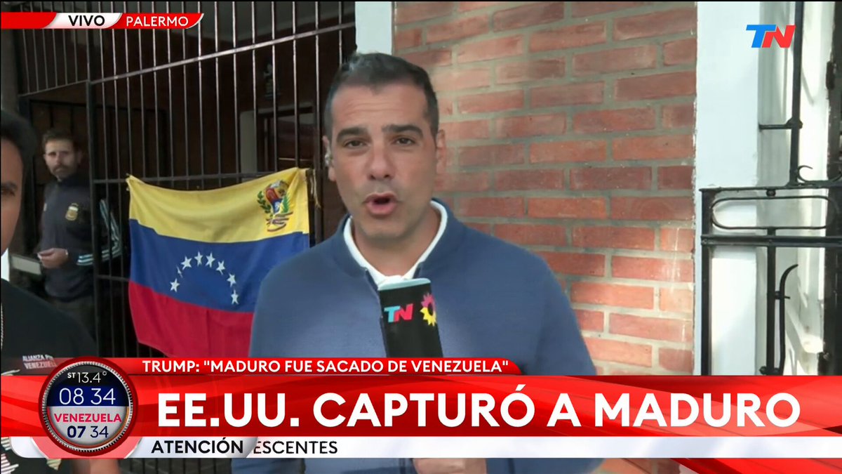 EE.UU. capturó a Nicolás Maduro | Las primeras repercusiones en el centro argentino - venezolano en Buenos Aires. "Es un día histórico para todos los venezolanos y los migrantes que estamos fuera del país"
