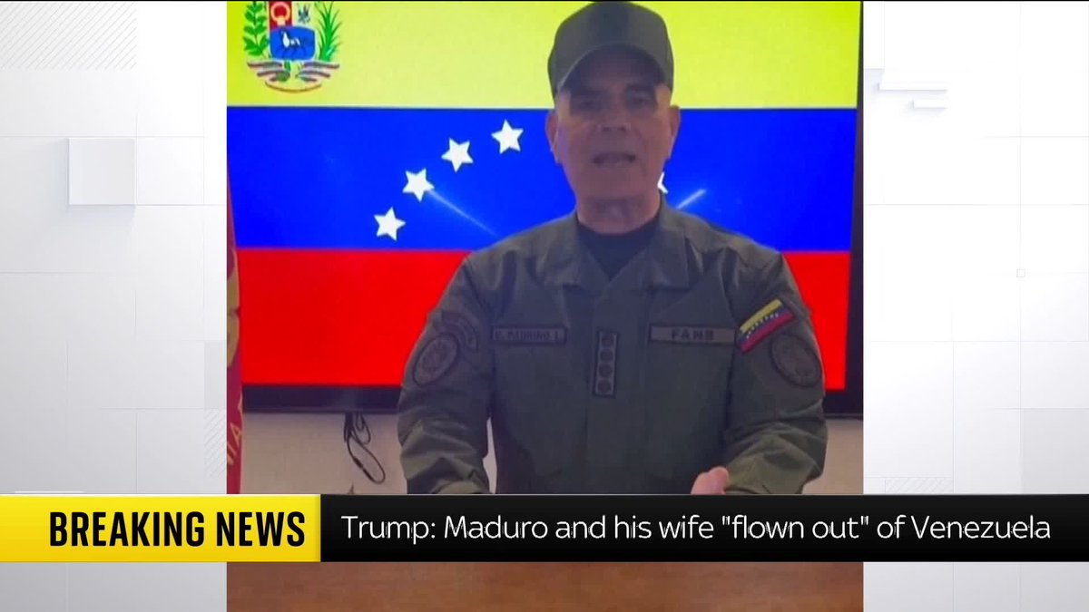 BREAKING: Venezuelan authorities are "taking account" of the wounded and dead after US strikes. The country's defence minister added that the armed forces have now been deployed in full for an "integral defence of the nation".