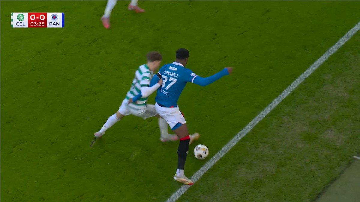 🗣️ "It's accidental but he catches him flush" Arne Engels continues after being caught by Emmanuel Fernandez ⤵️
