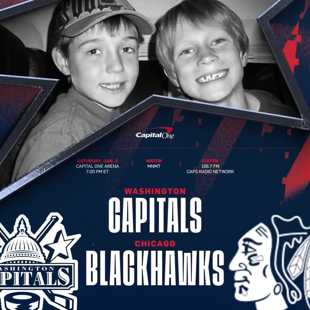 SCREAMING EAGLE GAMEDAY! Washington celebrates its annual Youth Hockey Night with a contest against Chicago tonight at 7 PM on Monumental Sports Network #CapsHawks preview: