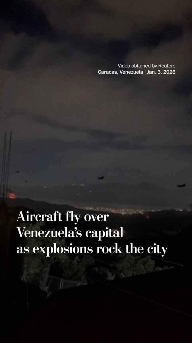 Explosions and smoke rose across Caracas early Saturday, jolting neighborhoods near La Carlota, a key Venezuelan military air base. Follow the latest updates: