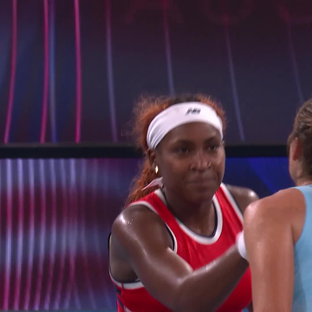 Emphatic from Coco 😤 Coco Gauff cruises past Sierra 6–1 6–1 to level the tie with Argentina 🤝 #UnitedCup