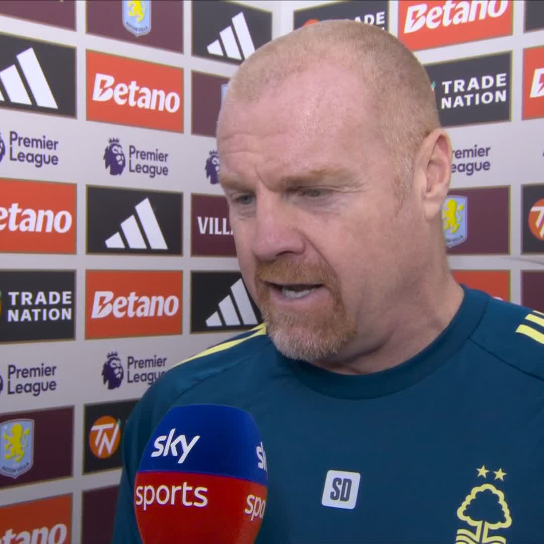 "We can't keep making basic errors" ❌ Sean Dyche reacts after Nottingham Forest's loss to Aston Villa.