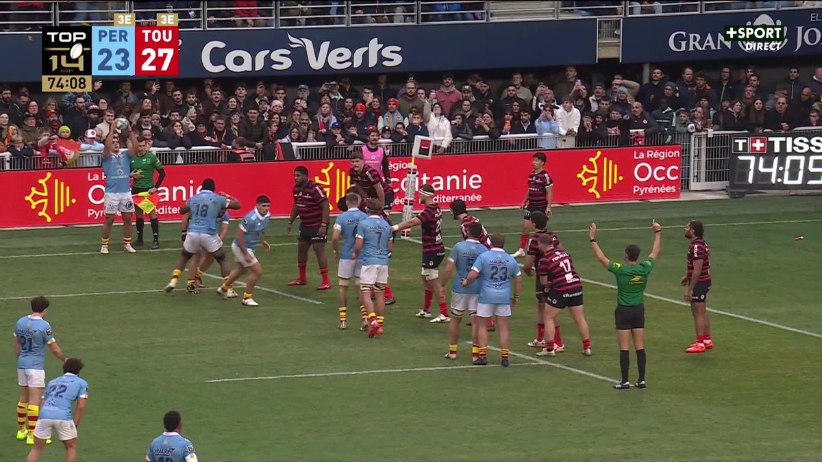 ESSAI DE LA GAGNE 🔥 Perpignan inscrit l'essai de la gagne 5 minutes avant la fin du match 🤯 L'USAP commence l'année 2026 de la meilleure des manières 🤩 #USAPST