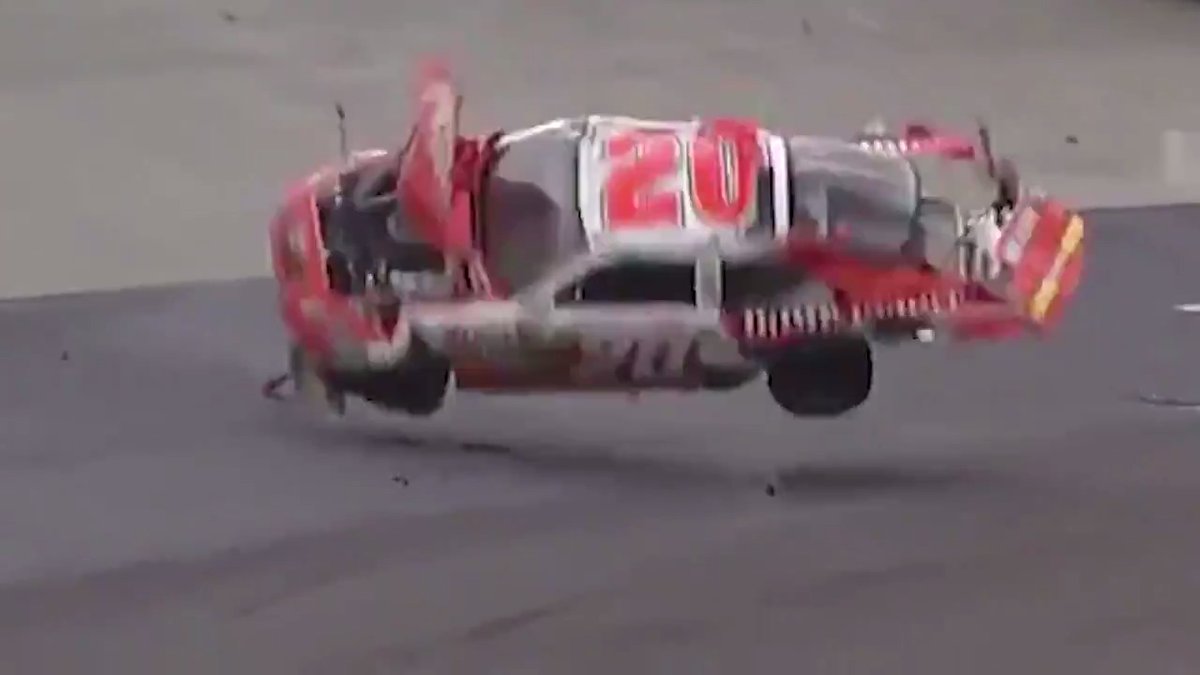 September 27, 2009. Joey Logano goes for a wild ride at Dover.