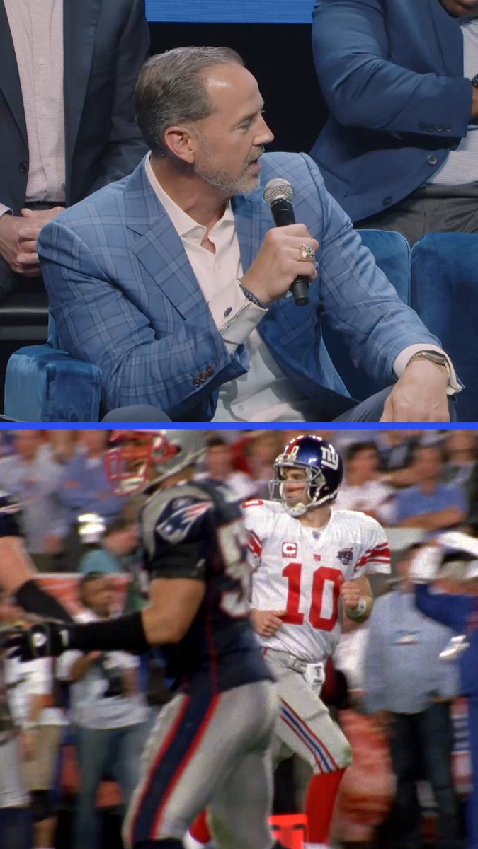 Eli breaks down how the Helmet Catch went down 😆