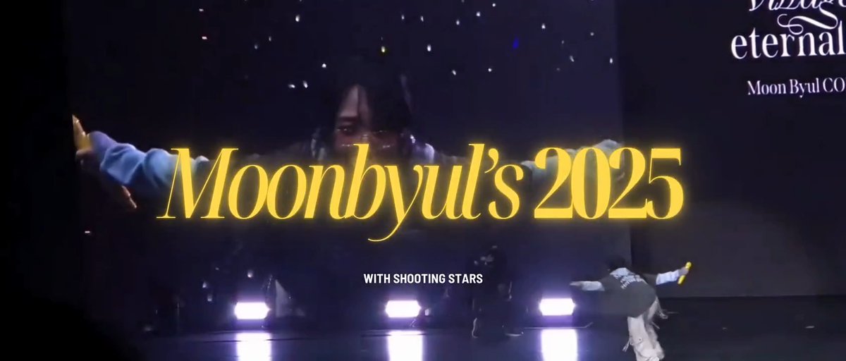 all these moments, dazzling because of you even if we stagger in the wind our love engraved above the clouds embracing these memories as we fly together into 2026 ✈️ — #문별 #MOONBYUL 😎별똥이들 마음 훔치는 뵤리이😎