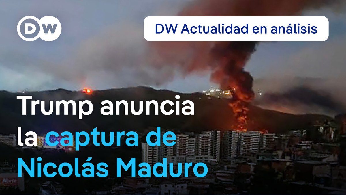🟣Estados Unidos captura a Maduro y su esposa tras "un ataque a gran escala" en Venezuela El presidente de Estados Unidos aseguró que en la madrugada del sábado fuerzas estadounidenses capturaron al líder del oficialismo venezolano y lo sacaron del país junto a su esposa.