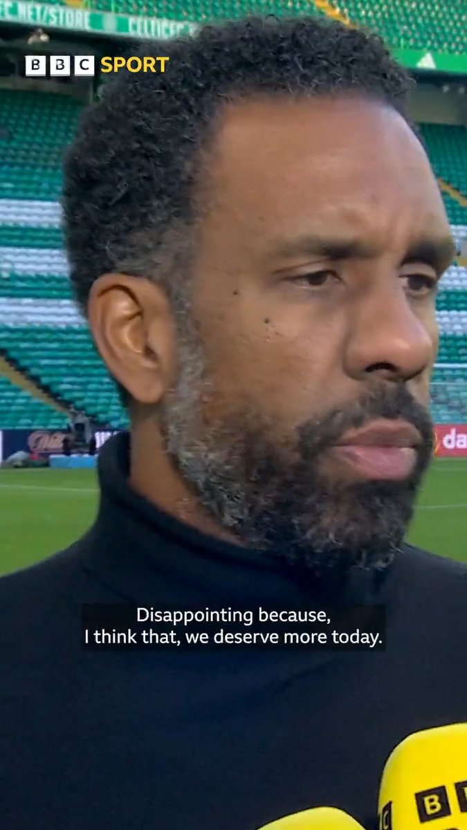 'This is not about the players, this is not about tactics. This is about moments' Celtic boss Wilfried Nancy speaks about defeat in the Old Firm derby. #BBCFootball
