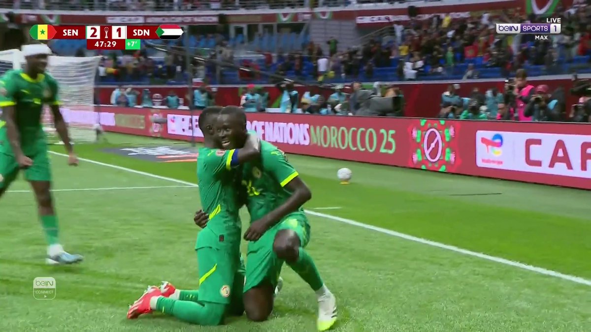 باب غايي يسجل الهدف الثاني للسنغال ⚽️🇸🇳 #كأس_أمم_إفريقيا | #السنغال | #السودان