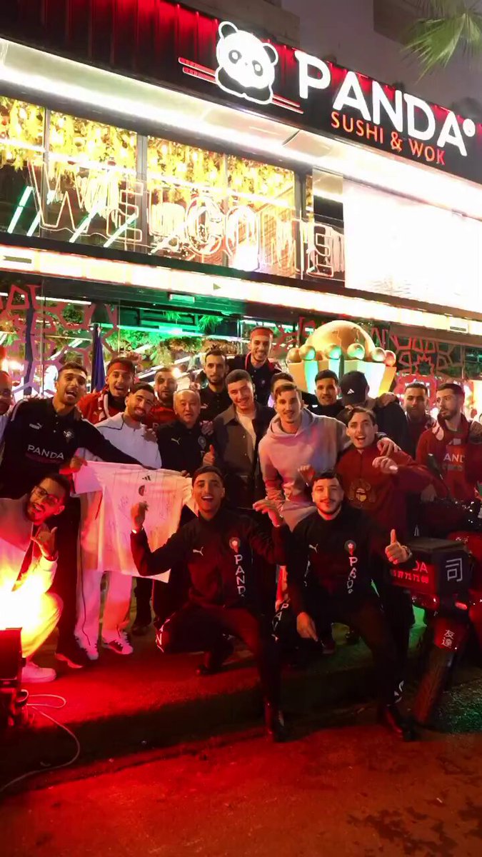 La fédération Algérienne a organisé un dîner pour les joueurs ce vendredi soir à Rabat 💚🇩🇿