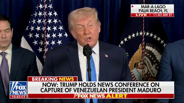 BREAKING: President Trump just said that "we are going to run [Venezuela] until such time as we can do a safe, proper, and judicious transition." Translation for the peanut gallery: The oil is ours and there will be no take back chances given to the cartels.