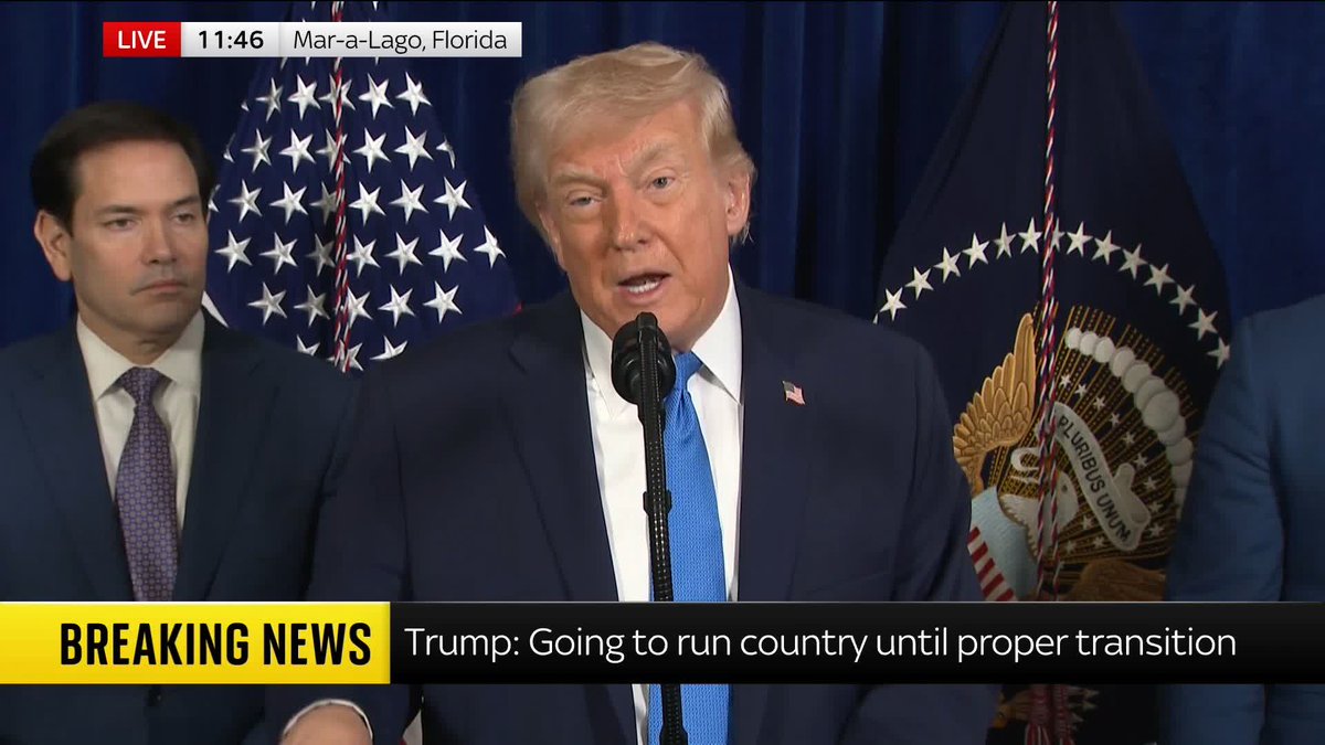 "We'll make the people of Venezuela rich, independent and safe." Donald Trump gives a news conference after the United States captured Venezuela's leader, Nicolas Maduro. Latest updates: