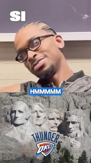 SGA names his OKC Mt. Rushmore: “Russ, KD, James and Paul George.” (via Sports Illustrated)