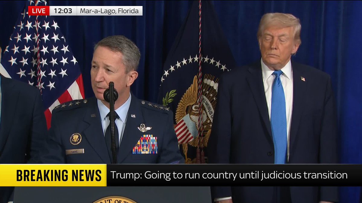 Chairman of Joint Chiefs of Staff Dan Caine details the "audacious" joint military and intelligence operation to capture Venezuelan leader Nicolas Maduro that "only the United States could do" Follow 🔗 📺 Sky 501 and YouTube
