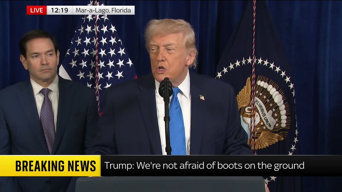Trump confirms his team will work with Venezuela's vice president to make "Venezuela great again" He added Colombia's Gustavo Francisco Petro needs to "watch his a***" Follow 🔗 📺 Sky 501 and YouTube