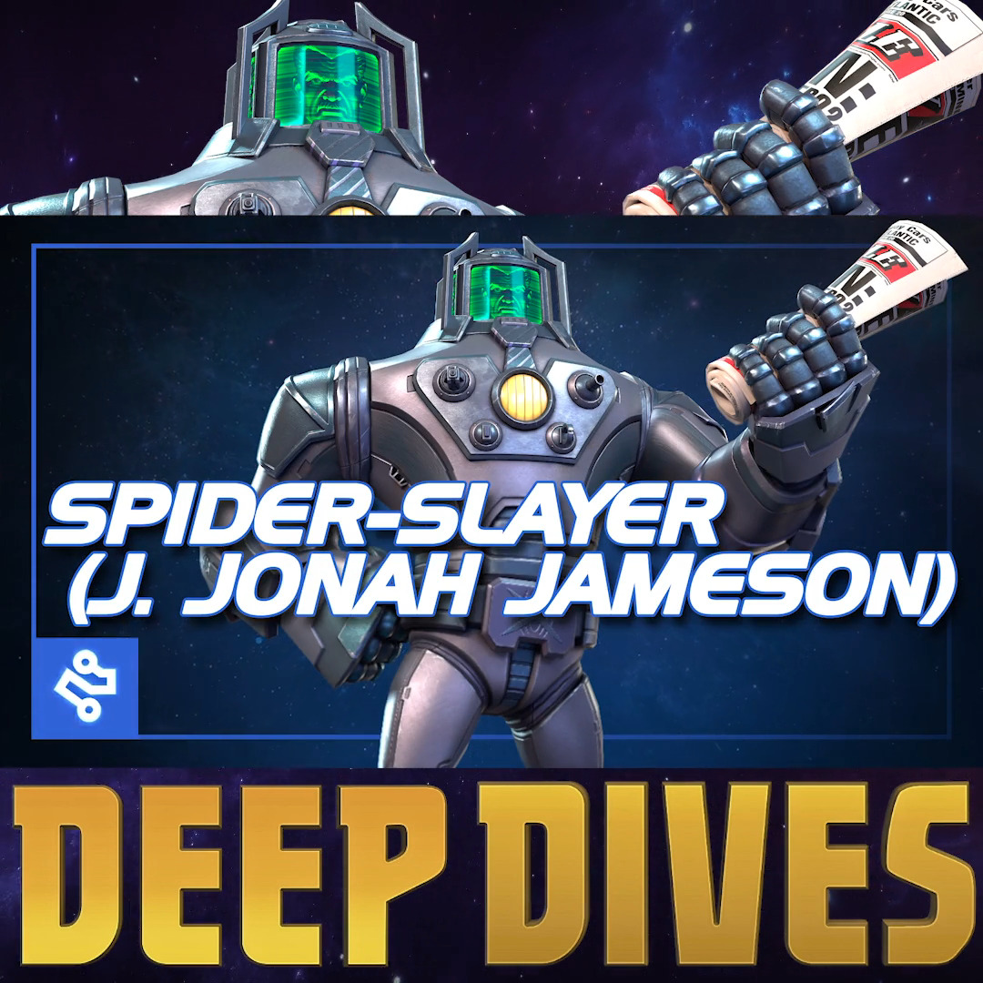 The Daily Bugle's bombastic boss has grown tired of these menaces - Spider-Slayer (J. Jonah Jameson) enters The Contest to take matters into his own hands!