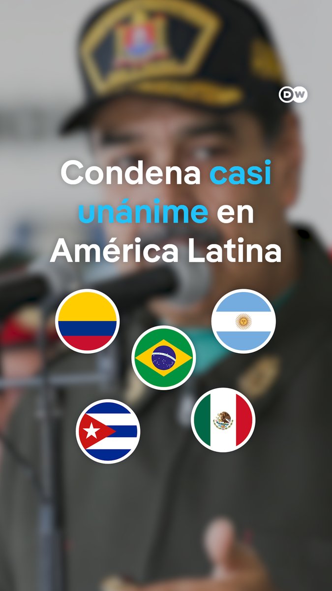 Brasil, Colombia, México y Cuba rechazan el ataque de EE UU en Venezuela Coombia ha reforzado sus fronteras por seguridad y para atender a posibles refugiados. En Argentina, el presidente Javier Milei ha celebrado la operación militar. México denunció que el ataque de Estados Unidos es una violación a la Carta de la ONU.