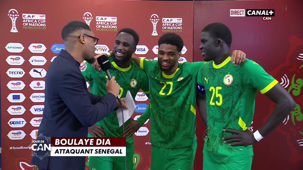 #CANALPLUSCAN : Les Lions réagissent après avoir bien rugi face aux Crocodiles du Nil 💥 Ibrahima Mbaye, Boulaye Dia et "Thieuwrign" Malick Diouf au micro de Leeroy Kabeya 🎙️