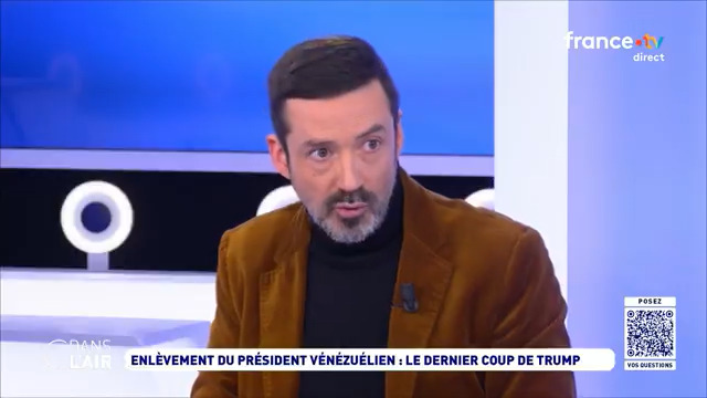 "Le droit et les institutions internationales n'ont aucune efficacité. Ils sont un peu caducs. Donald #Trump rejoint des puissances qui ont dépassé ce cadre et qui sont dans l'exercice de la puissance brute. Trump se dit : "Je peux, donc je fais."" 𝕃𝕒𝕦𝕣𝕚𝕔 ℍ𝕖𝕟𝕟𝕖𝕥𝕠𝕟 #cdanslair