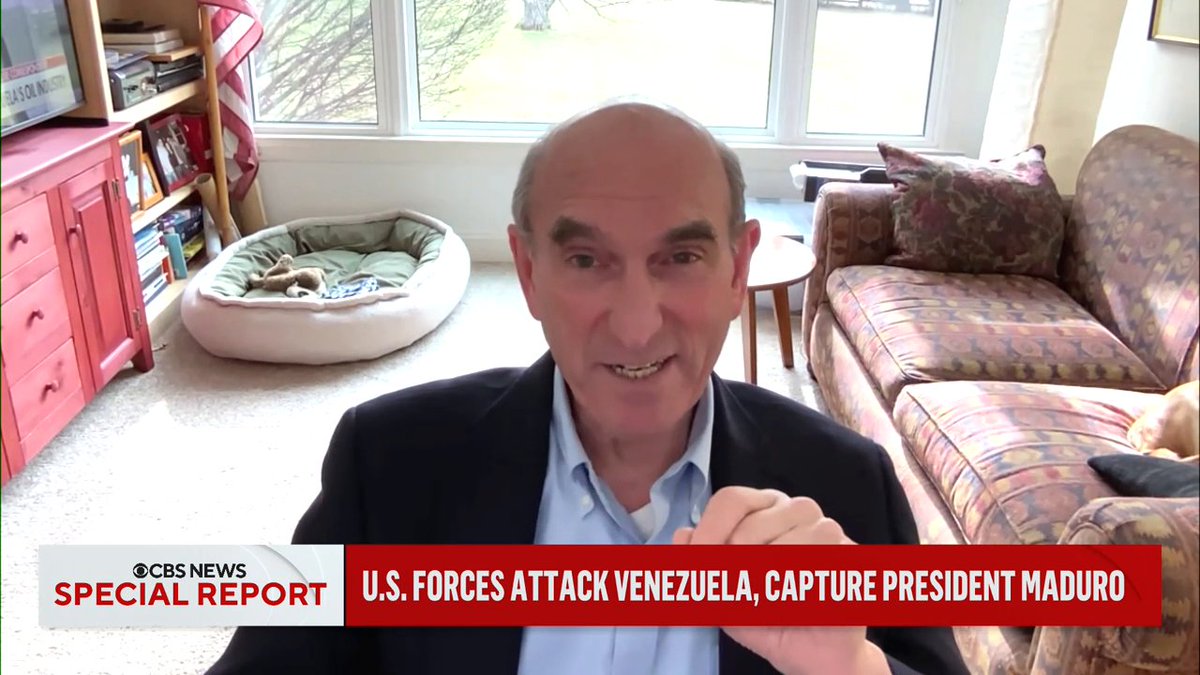 “A lot of Venezuelans are going to be pretty unhappy,” Elliott Abrams, former special representative to Venezuela, said of President Trump’s announcement Saturday that the U.S. will "run the country" after the U.S. military captured President Nicolás Maduro and his wife overnight.