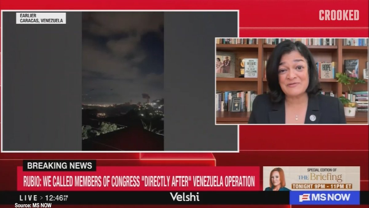 Rep. Pramila Jayapal (D-WA) is mad she wasn’t briefed on the perfect operation in Venezuela. Nobody cares what she thinks. They only care not to tell her anything because she’d then leak it to try to get Americans k*lled. Jayapal is a deranged lunatic.