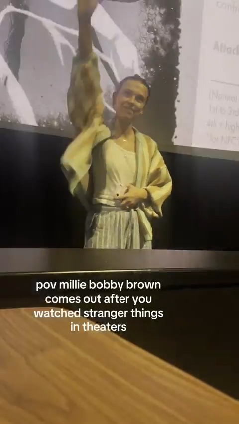 Millie Bobby Brown surprises fans at the Naples theatre