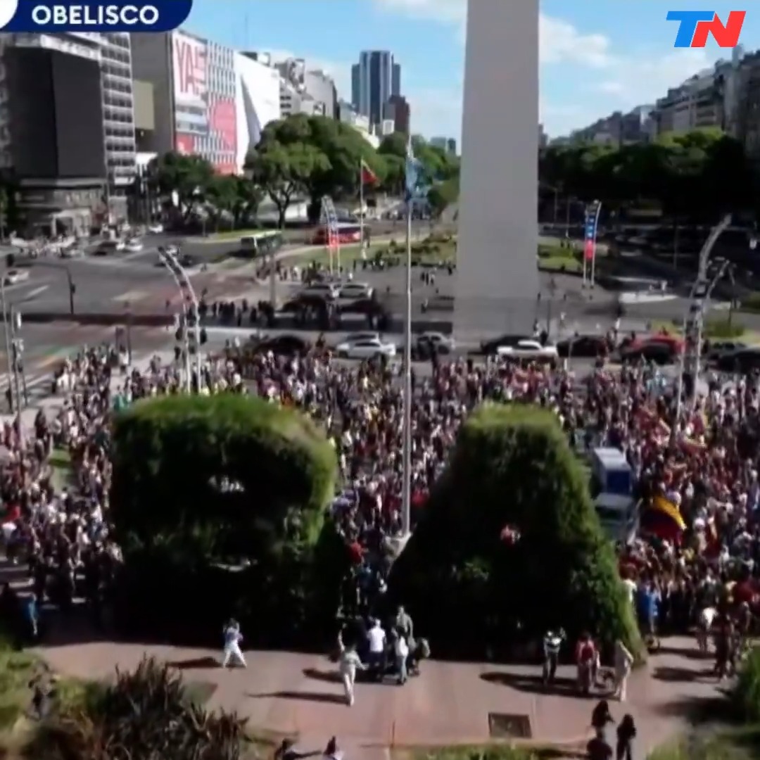 "Obelisco": Por la convocatoria en Buenos Aires tras la captura de Nicolás Maduro