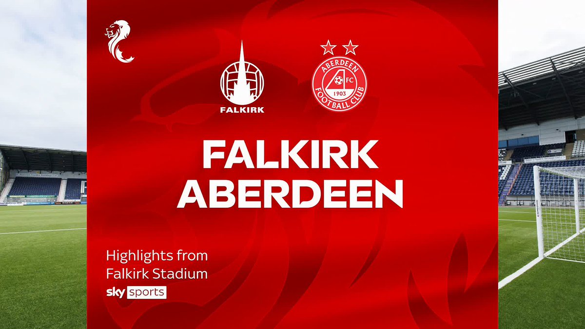 6️⃣ Falkirk are back in the top six after victory over Aberdeen 📉 The Dons have now lost four of their last five games